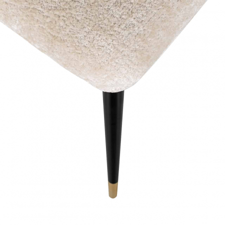Scaun Alicia chenille alb ignifugat (FR-Bergen 900 chenille alb), S4547 FR WHITE CHENILLE - Richmond Interiors [6]