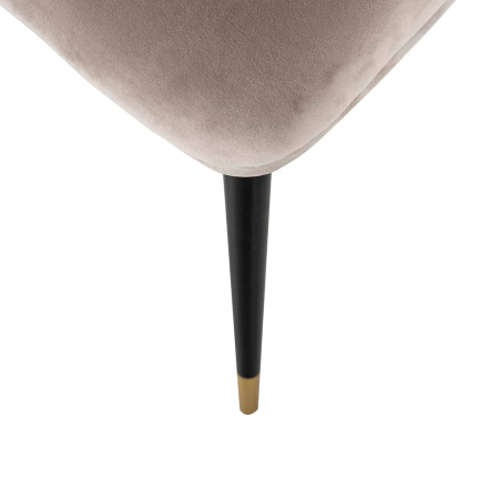 Scaun Alicia kaki catifea catifelată ignifugată (FR-Quartz 903 Khaki), S4547 FR KHAKI VELVET - Richmond Interiors [6]