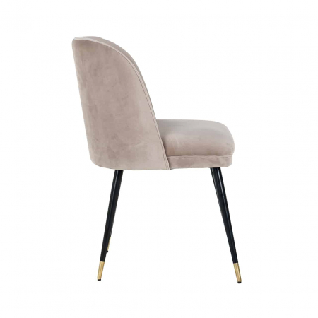 Scaun Alicia kaki catifea catifelată ignifugată (FR-Quartz 903 Khaki), S4547 FR KHAKI VELVET - Richmond Interiors [1]