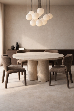 Scaun Apulia 50x48x79 cm, Maro/Taupe - King Home [7]