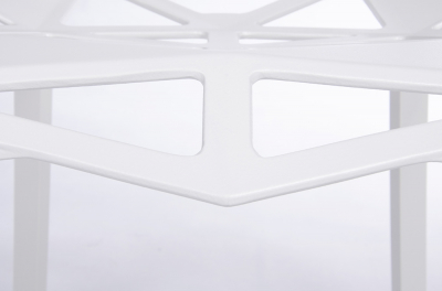 Scaun Argus design geometric, negru/alb, aluminiu, DC-362.ALLBLACK - King [14]
