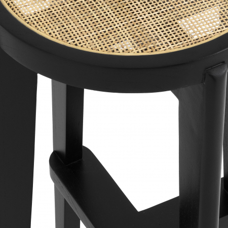   Scaun de bar Dareau clasic negru 114381 EICHHOLTZ [4]