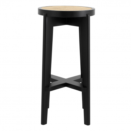   Scaun de bar Dareau clasic negru 114381 EICHHOLTZ [1]