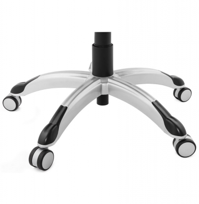 Scaun birou ergonomic premium Katrina negru cu tetiera reglabila, spatar mesh / baza crom, OC00300BL - Kokoon [16]