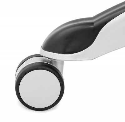Scaun birou ergonomic premium Katrina negru cu tetiera reglabila, spatar mesh / baza crom, OC00300BL - Kokoon [15]