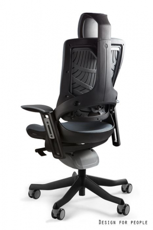 Scaun birou premium ajustabil diverse culori Wau II, cadru negru, tapiterie textila, W-709-B-BL417 - Unique [1]