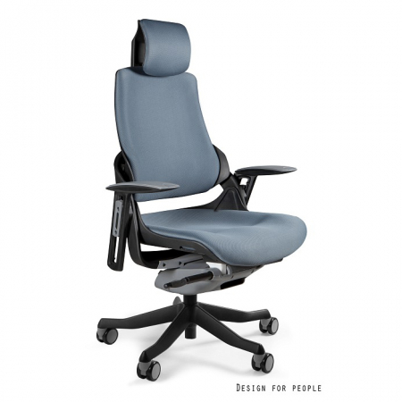 Scaune High end - Scaun birou premium ajustabil Wau diverse culori, cadru negru, tapiterie textila, W-609-B-BL417 - Unique