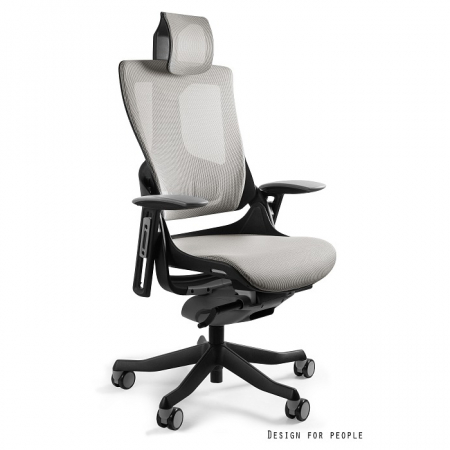 Scaune High end - Scaun birou premium ajustabil Wau II, diverse culori, cadru negru, tapiterie tip mesh, W-709-B-NW42 - Unique
