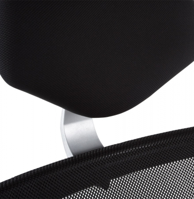 Scaun birou ergonomic premium Mit negru tapitat, spatar mesh, ajustabil, OC00090BL - Kokoon [6]