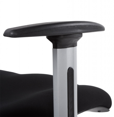 Scaun birou ergonomic premium Mit negru tapitat, spatar mesh, ajustabil, OC00090BL - Kokoon [7]