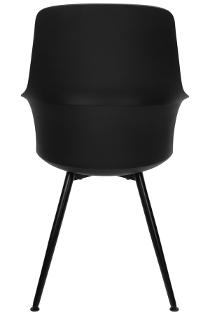Scaun Brazo High 58x60x94,5 cm, Polipropilenă și Metal Negru - King Home [3]