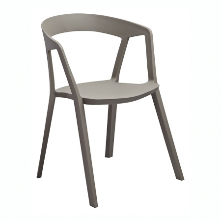 Scaun cantina design Kamal polipropilena, 210-APP.WHITE - King [2]