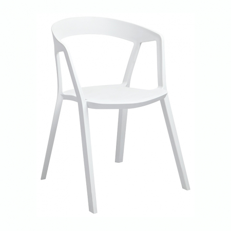 Promotii - Scaun cantina design Kamal polipropilena, 210-APP.WHITE - King