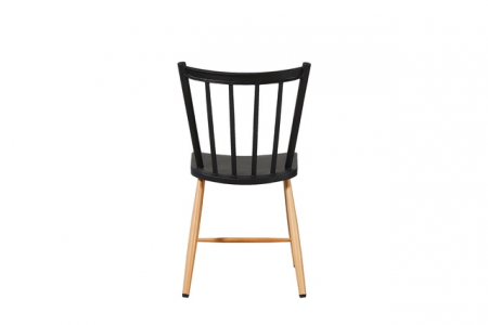 Scaun Charleston - Fara Brate - Negru/Lemn, KH010100238 - King [1]