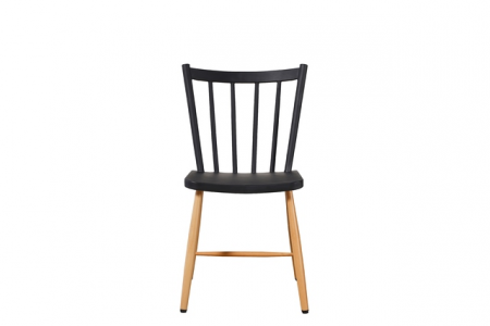 Scaun Charleston - Fara Brate - Negru/Lemn, KH010100238 - King [3]