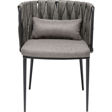 Scaun Cheerio 55x52x75 cm, Gri Lăcuit - Kare Design [3]