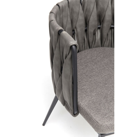 Scaun Cheerio 55x52x75 cm, Gri Lăcuit - Kare Design [1]