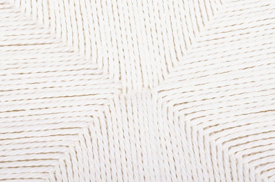 Scaun clasic alb Saku Premium cu spatar rotunjit din lemn masiv, sezut impletit, DC-541.WHITE - King [9]