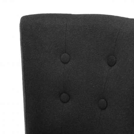   Scaun de dining Key Largo din cașmir negru 105081 EICHHOLTZ [2]