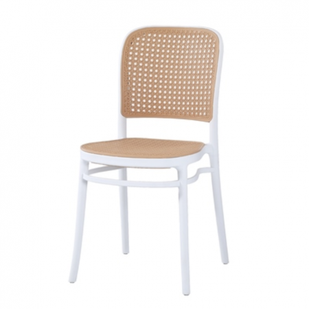 Scaun Country Rustic- Alb/Negru, KH010100231 - King [4]