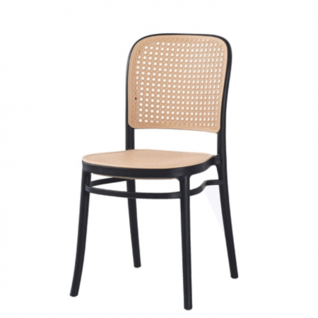 Promotii - Scaun Country Rustic- Alb/Negru, KH010100231 - King