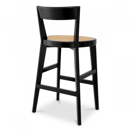   Scaun de bar Alvear finisaj negru clasic 118374 EICHHOLTZ [2]