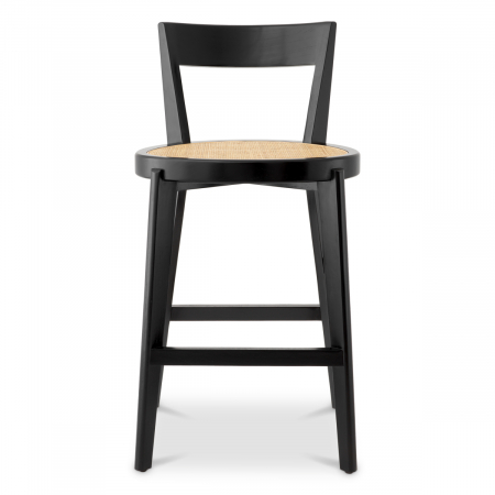   Scaun de bar Alvear finisaj negru clasic 118374 EICHHOLTZ [1]