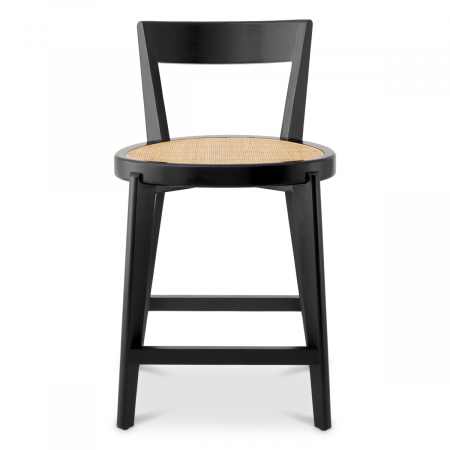   Scaun de bar Alvear finisaj negru clasic 118375 EICHHOLTZ [1]