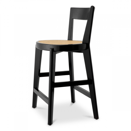  Scaun de bar Alvear finisaj negru clasic 118375 EICHHOLTZ [3]