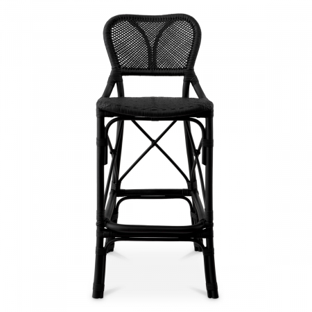   Scaun de bar Colony negru mat 118060 EICHHOLTZ [1]