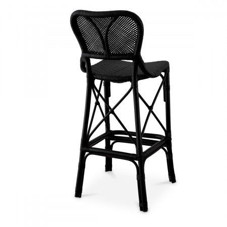   Scaun de bar Colony negru mat 118060 EICHHOLTZ [2]