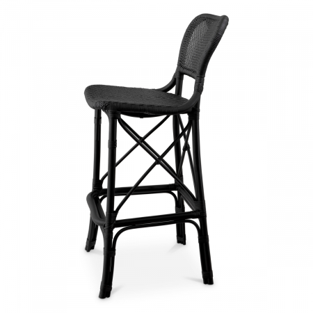   Scaun de bar Colony negru mat 118060 EICHHOLTZ [3]