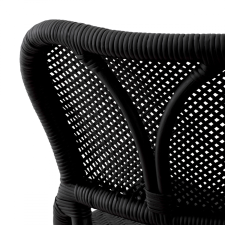   Scaun de bar Colony negru mat 118060 EICHHOLTZ [5]
