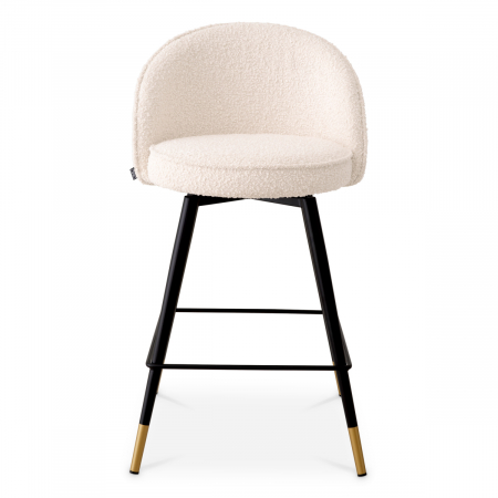   Scaun de bar Cooper bouclé crem set de 2 117901 EICHHOLTZ [2]