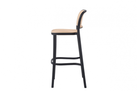 Scaun de bar 117 cm Country rustic Alb/negru, KH010100246 - King [6]