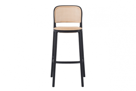 Scaun de bar 117 cm Country rustic Alb/negru, KH010100246 - King [7]