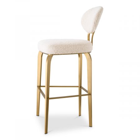   Scaun de bar Dorrego bouclé crem 117641 EICHHOLTZ [3]
