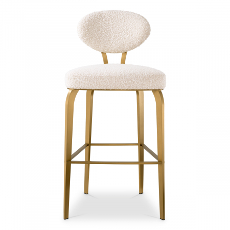  Scaun de bar Dorrego bouclé crem 117641 EICHHOLTZ [1]