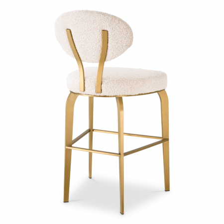   Scaun de bar Dorrego bouclé crem 117642 EICHHOLTZ [2]