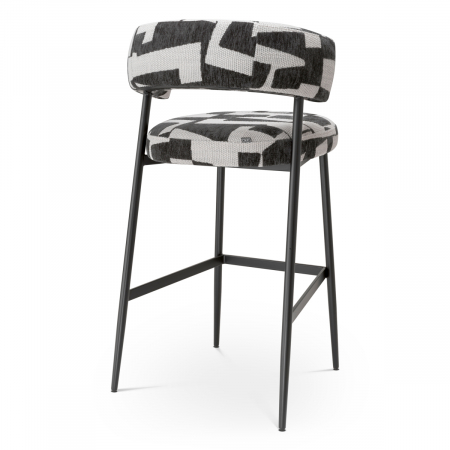   Scaun de bar Folsom brooklyn negru 119217 EICHHOLTZ [3]
