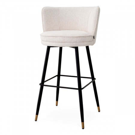 Produse -   Scaun de bar Grenada lyssa alb murdar 118564 EICHHOLTZ