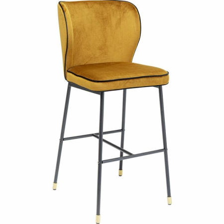 Produse - Scaun de Bar Irina 52x46,5x106 cm, Muștar - Kare Design