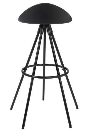 Scaun de Bar Lanza 76 57x57x86 cm, Negru - King Home [2]