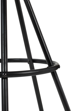 Scaun de Bar Lanza 76 57x57x86 cm, Negru - King Home [6]