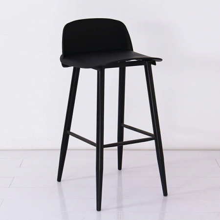 Scaune de bar - Scaun de bar negru-76 cm Bogy Minimalist, KH010100929 - King