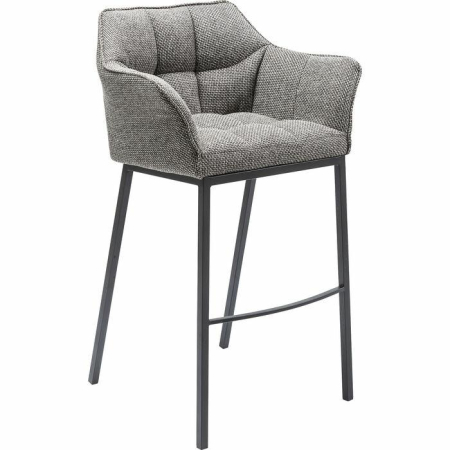 Produse - Scaun de Bar Thinktank 2 65x55x106 cm, Gri - Kare Design