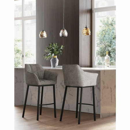 Scaun de Bar Thinktank 2 65x55x106 cm, Gri - Kare Design [4]
