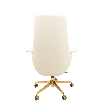 Scaun de Birou Admiral, Piele Ecologică Bej - King Home [4]