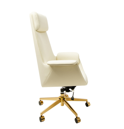 Scaun de Birou Admiral, Piele Ecologică Bej - King Home [2]