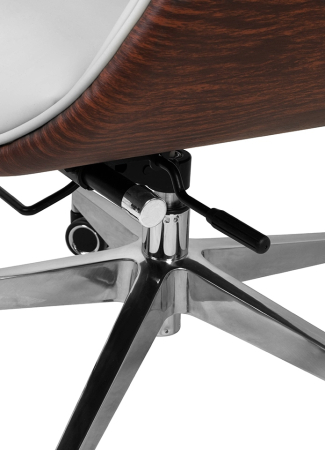 Scaun de Birou Admiral, Piele Ecologică Gri - King Home [8]